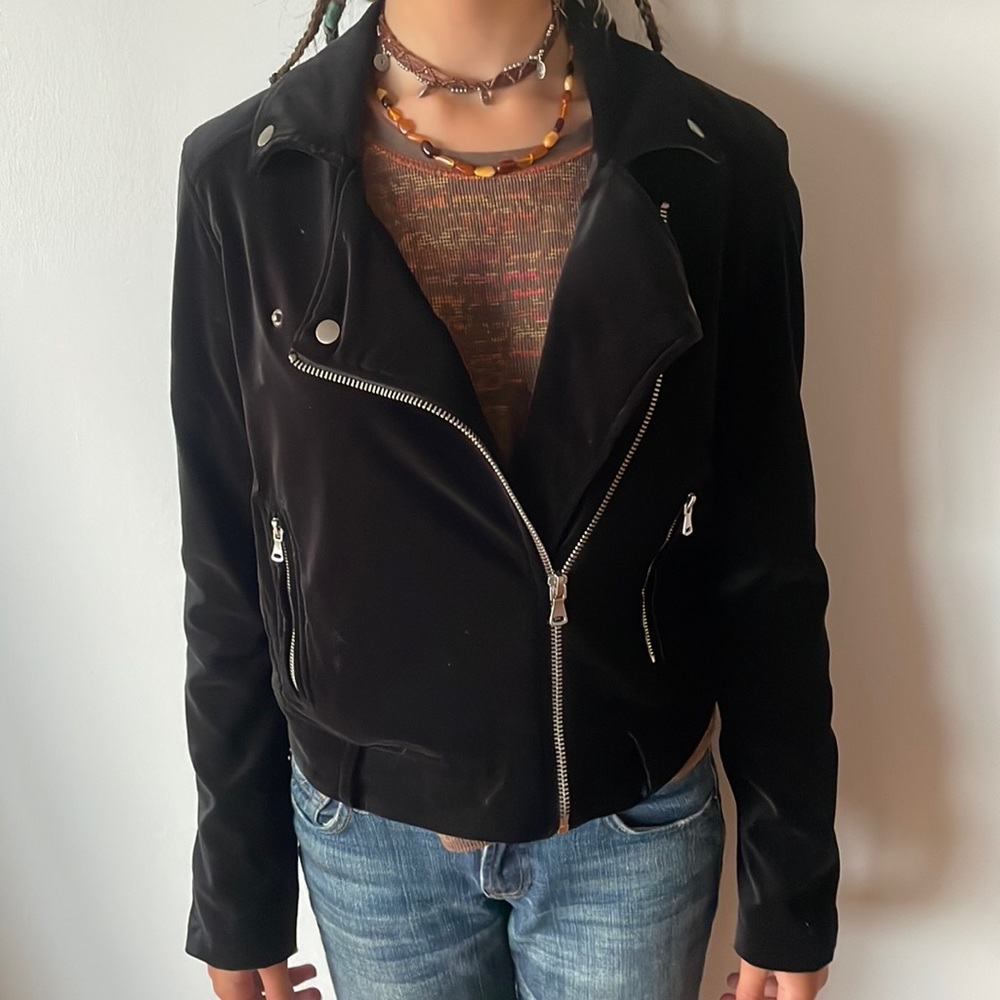 Paige velvet jacket size S